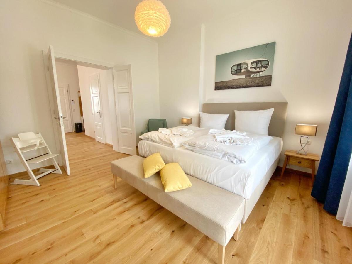 Villa Jenny - Ferienappartement 1 Mit Meerblick 사스니츠 외부 사진